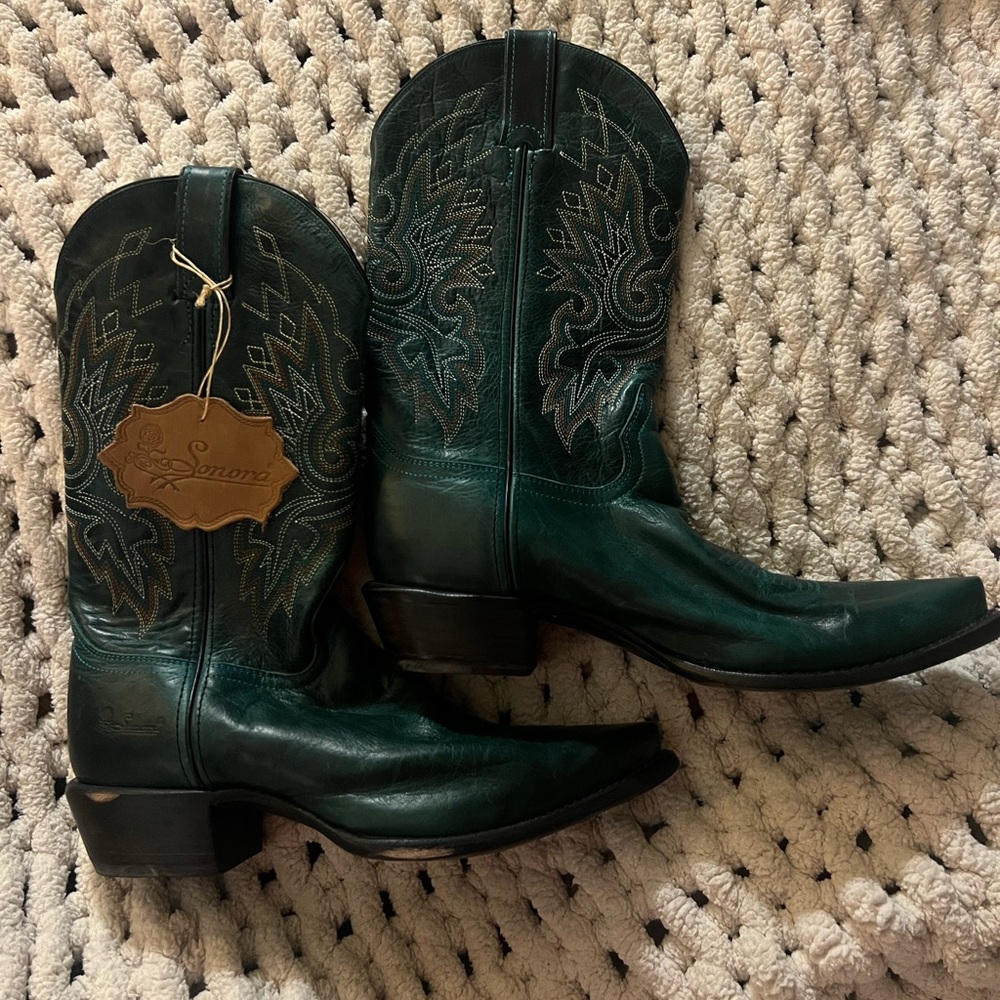 Sonora Green Cowboy Boot